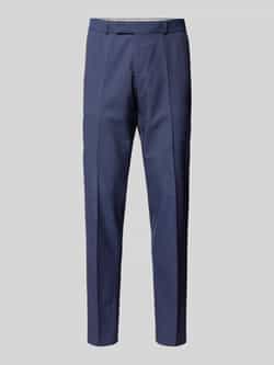 Carl gross Regular fit pantalon met persplooien model 'Sendrik'