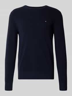 Tommy Hilfiger Regular fit gebreide pullover van zuiver katoen