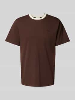 Forét-shirt met labelstitching model 'HONEY'