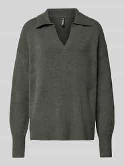 Pieces Regular fit gebreide pullover met wol model 'MALOU'