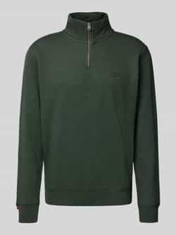 Superdry Sweatshirt met schipperskraag en logostitching