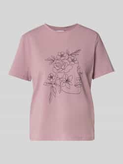Vila T-shirt met motiefprint model 'NORA'
