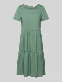 ROBE LÉGÈRE Knielange jurk in laagjeslook