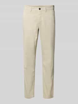 Boss Orange Regular fit chino van mix van katoen en elastaan