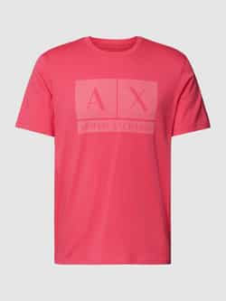 Armani Exchange T-shirt met labelprint