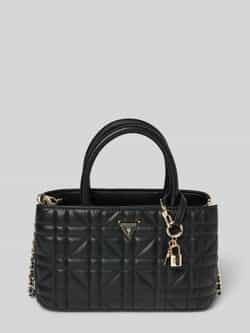 Guess Handtas met doorgestikte naden model 'EDITA ELITE SATCHEL'