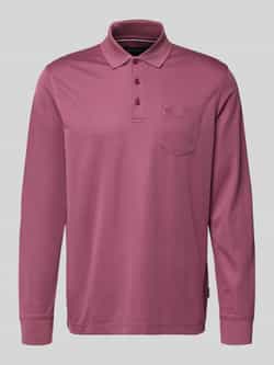 Bugatti Poloshirt met labelstitching