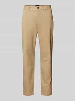 Scotch & Soda Straight leg chino met achterzakken model 'Drift'