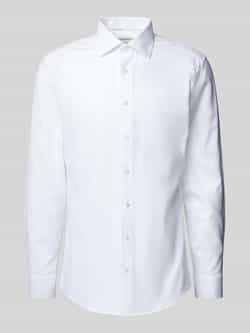 ETERNA SLIM FIT Regular fit zakelijk overhemd met kentkraag