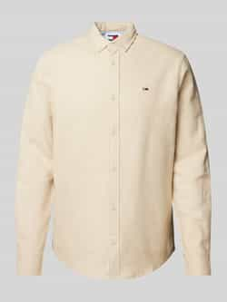 Tommy Jeans Regular fit flanellen overhemd met button-downkraag