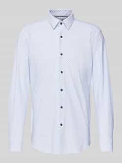 Boss Slim fit zakelijk overhemd met kentkraag model 'Hank'