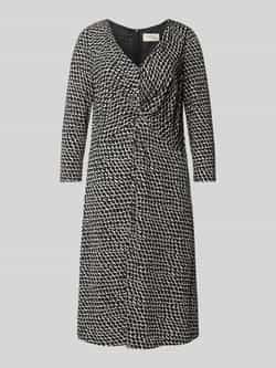Vera Mont Knielange cocktailjurk met V-hals