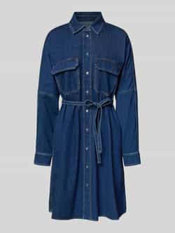 Weekend Max Mara Uitlopende overhemdjurk van katoen denim model 'BALENIO'