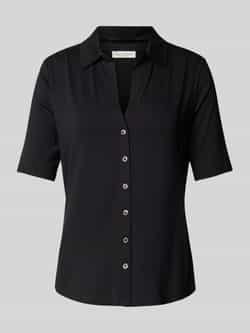 Marc O'Polo T-shirt met doorknoopsluiting