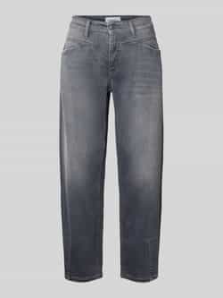 CAMBIO Straight fit jeans met siernaden model 'Elin'