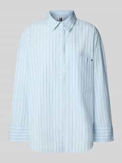 Tommy Hilfiger Oversized overhemdblouse van puur katoen