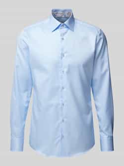 Eterna Slim fit zakelijk overhemd met kentkraag