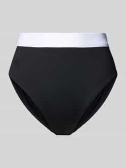Lauren Ralph Lauren High waist bikinibroekje met logostitching model 'BEL AIR'