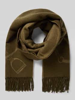 Lauren Ralph Lauren Sjaal in all-over look met franjes