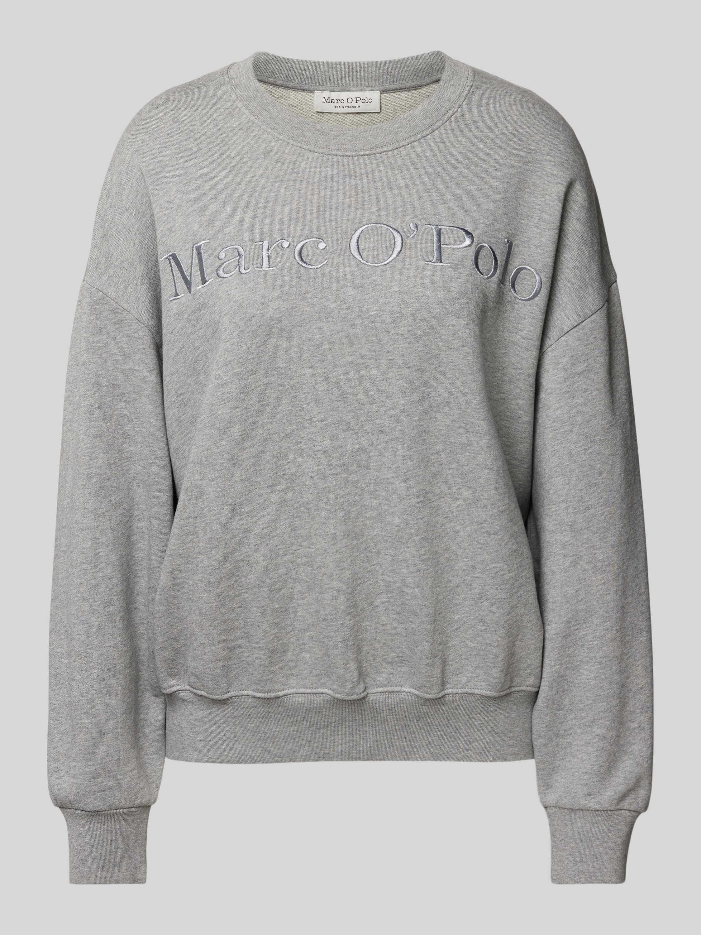 Marc O'Polo Sweatshirt met labelstitching