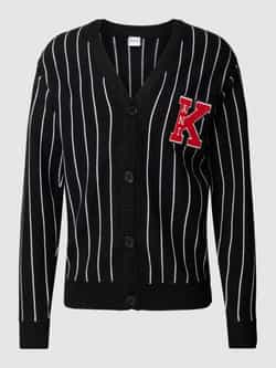 Karl Kani Cardigan met streepmotief model 'KK Retro'