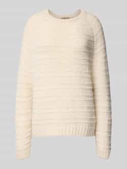 Smith and Soul Gebreide pullover met structuurmotief en ronde hals