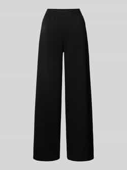 MSCH Copenhagen Wide leg stoffen broek met elastische band model 'Edilina'