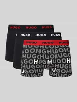 HUGO Boxershort met elastische band in een set van 3 stuks