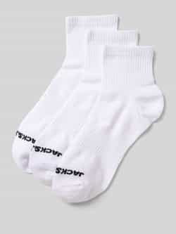 Jack & Jones Vrijetijdssokken JACLUCA SHORT TENNIS SOCKS 3 PACK NOOS (set 3 paar)