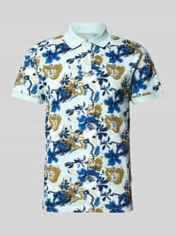 Blend Regular fit poloshirt met ribboorden model 'EDI'