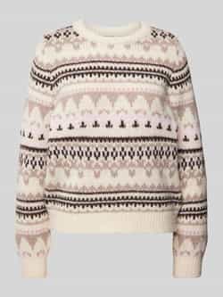 Only Regular fit gebreide pullover met winters motief model 'MONTANA'