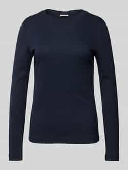 S.Oliver RED LABEL Slim fit shirt met lange mouwen en schulprand