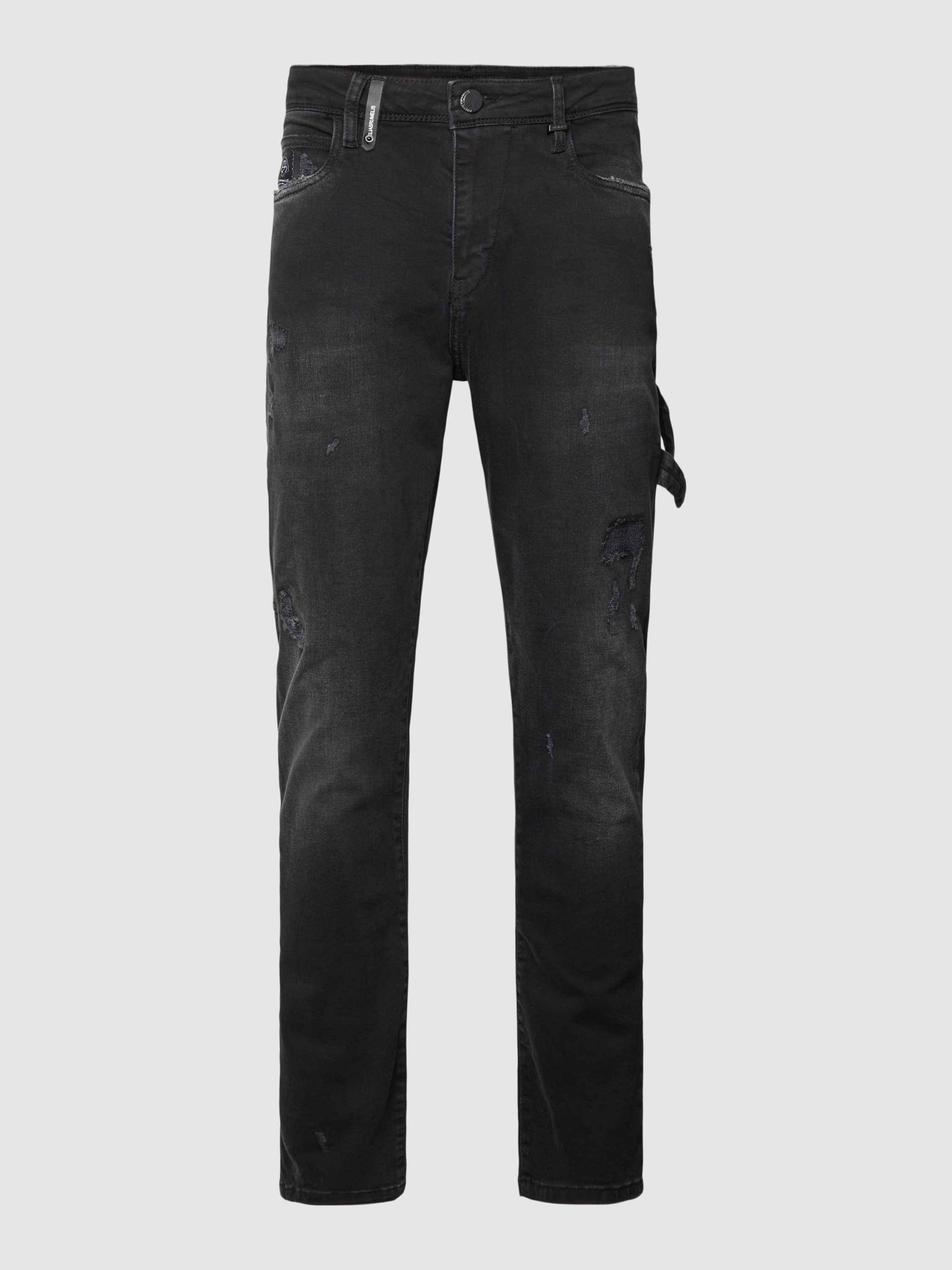 ELIAS RUMELIS Comfort fit jeans in destroyed-look model 'Jolando'