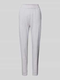 Schiesser Relaxed fit sweatpants met deelnaden