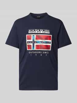 Napapijri T-shirt met ronde hals model 'BIG FLAG'