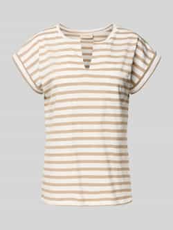 FREE QUENT T-shirt met V-hals model 'Viva'