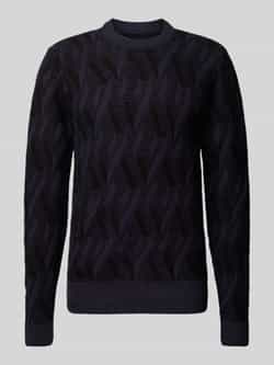 Casual friday Gebreide pullover met structuurmotief model 'Karl'