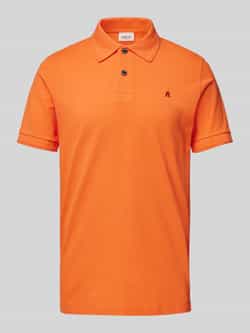 Replay Regular fit poloshirt met logostitching