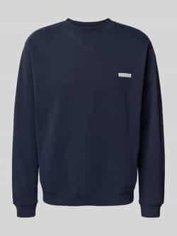 WOODBIRD Sweatshirt met labelprint model 'Cane Pho Crew'