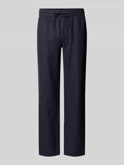 Les Deux Regular fit linnen broek met steekzakken model 'Patrick'
