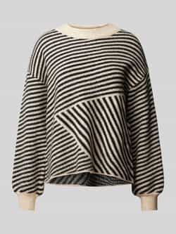 Kaffe Gebreide pullover met extra brede schouders model 'Averana'