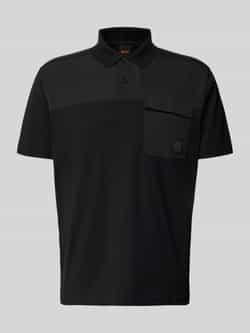 Boss Orange Regular fit poloshirt van puur katoen model 'PE_PANEL'
