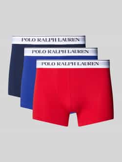 Polo Ralph Lauren Underwear Boxershort met elastische band met logo in een set van 3 stuks
