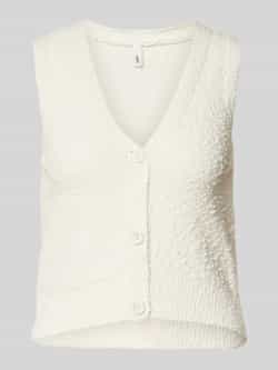 Only Regular fit binnenvest met structuurpatroon model 'ALVILDA'