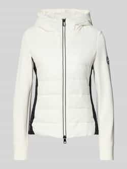 Marc Cain Slim fit gewatteerd jack met capuchon