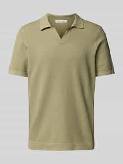 Casual friday Regular fit poloshirt met structuurmotief model 'MATEO'