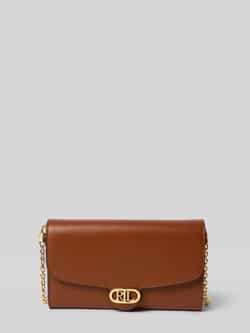 Lauren Ralph Lauren Leren schoudertas met labelapplicatie model 'ADAIR'
