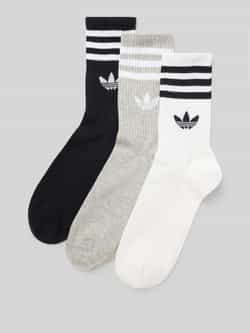 Adidas Originals adicolor Crew Sokken (3 Pack) Unisex grijs Maat 40-42 Kleding