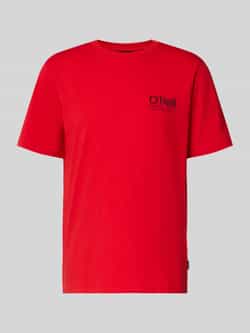 O'Neill T-shirt met logoprint en ronde hals