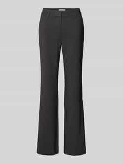 Weekday Bootcut stoffen broek met paspelzak aan de achterkant model 'Kate'